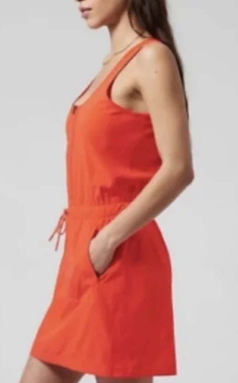 Athleta Expedition Activewear Vermillion Orange Skort Dress